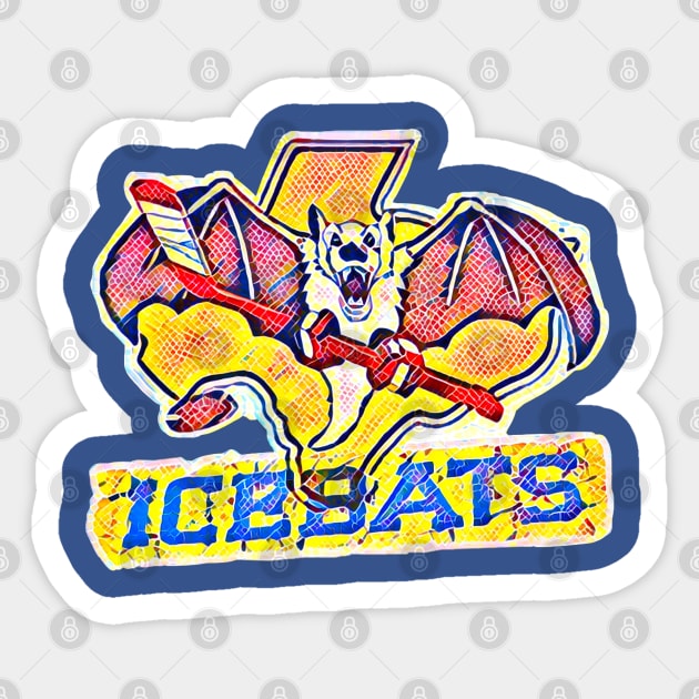 Austin Ice Bats Hockey Sticker by Kitta’s Shop